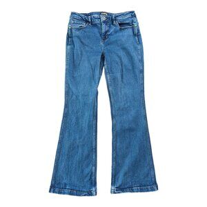 Rank 45 Bootcut Jeans Women's 31x34 Mid Rise Blue Dark Wash Stretch Western